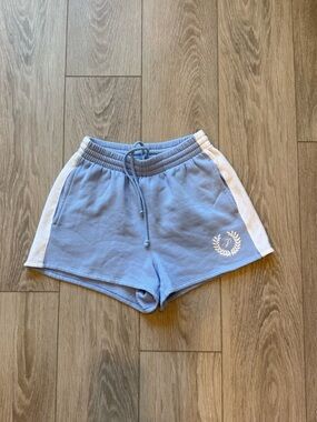 Women's PINK Victoria's Secret Light Blue Fleece Shorts - Size XS
